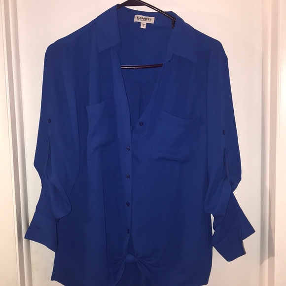 Express Tops - Royal blue express portofino shirt Express Tops - Royal blue express portofino shirt